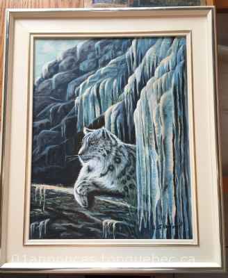 Peinture sur toile- Lynx