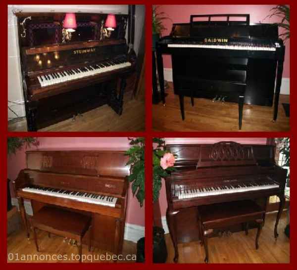 Pianos usagés avec garantie